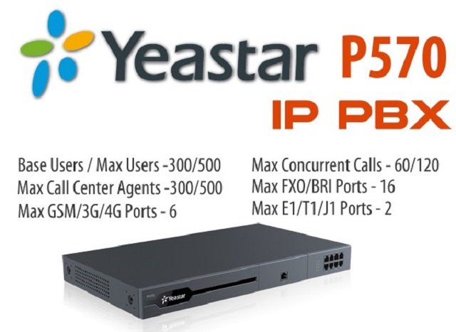 Tổng đài IP Yeastar P570 Tổng đài IP Yeastar P570
