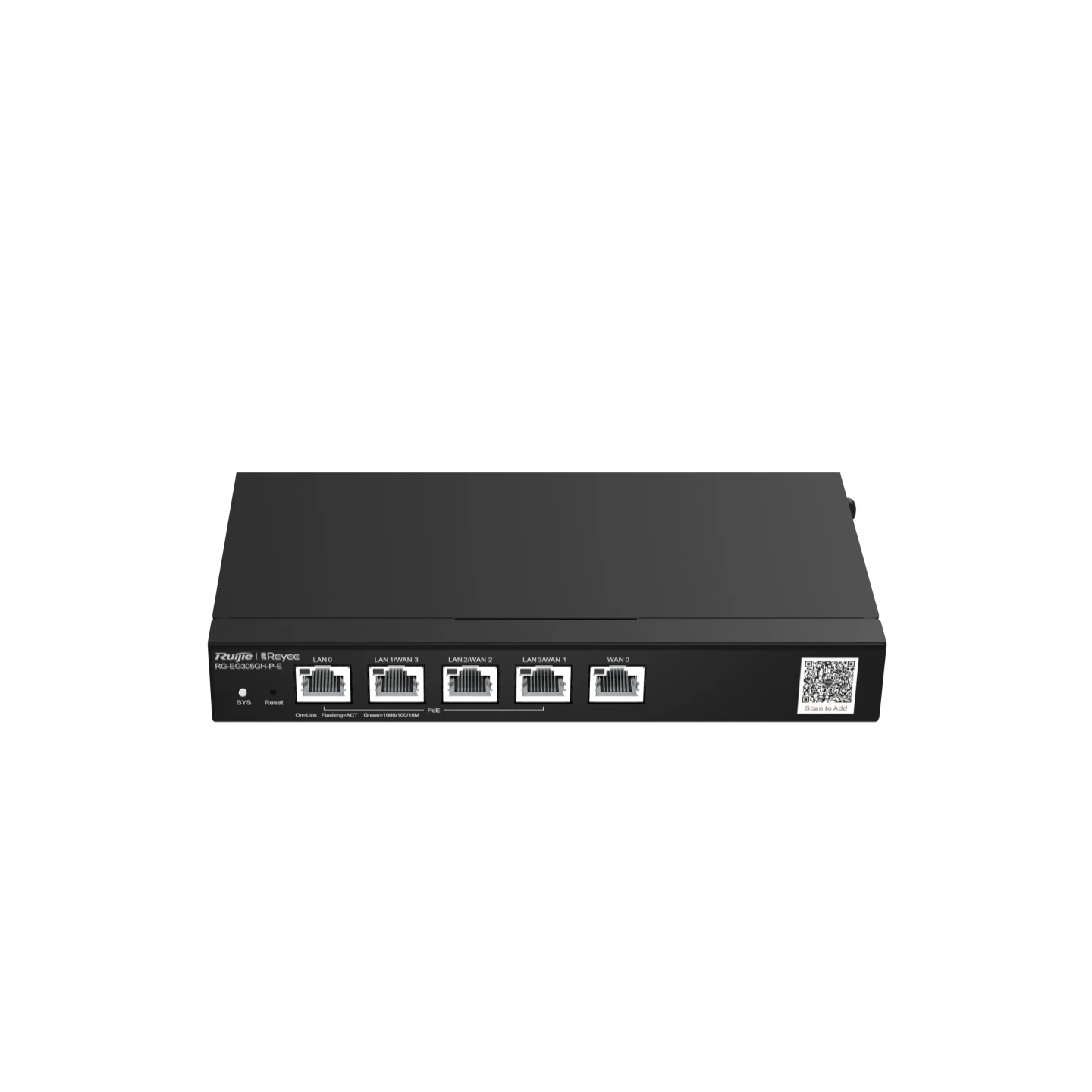 RG-EG305GH-PE, Bộ định tuyến PoE văn phòng được quản lý trên nền tảng đám mây hiệu suất cao 5 cổng Reyee