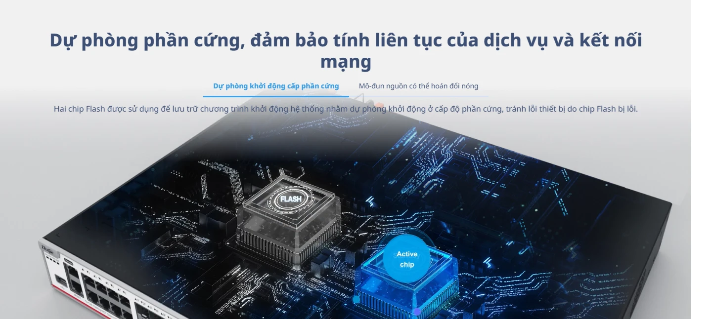 RG-S5760C-24SFP/8GT8XS-X, Bộ chuyển mạch lõi hoặc tổng hợp lớp 3 24 cổng (có tám cổng kết hợp), đường lên 8 cổng 10GE
