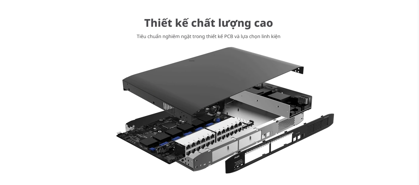 RG-ES124GD, Bộ chuyển mạch không được quản lý 24 cổng 10/100/1000Mbps