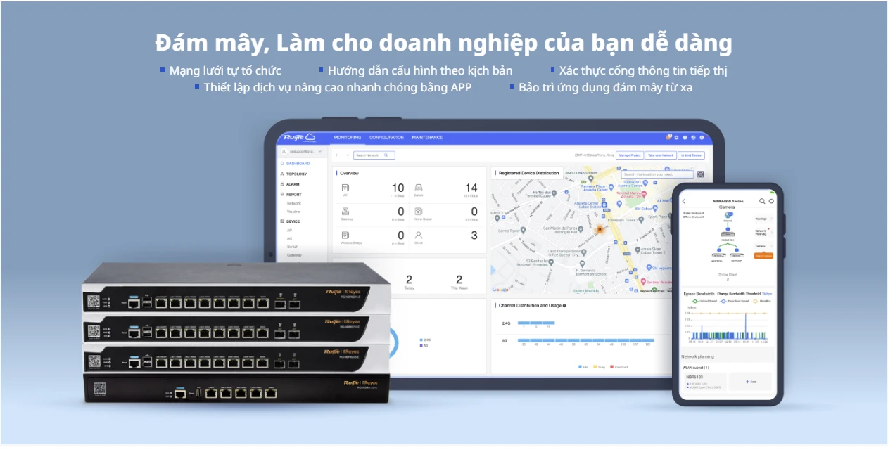 RG-NBR6120-E Reyee | Bộ định tuyến được quản lý đám mây hiệu suất cao