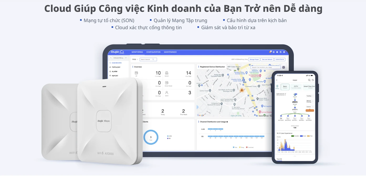 RG-RAP2260, Thiết bị Access point WiFi 6 ốp trần